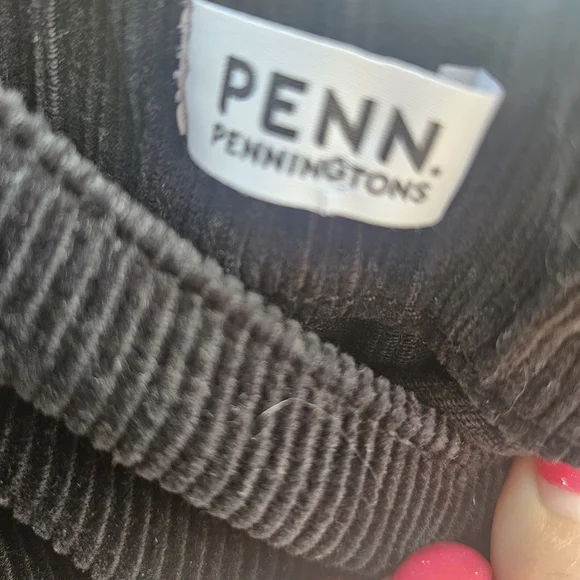 Penningtons Black Corduroy  Skirt - Picture 5 of 7